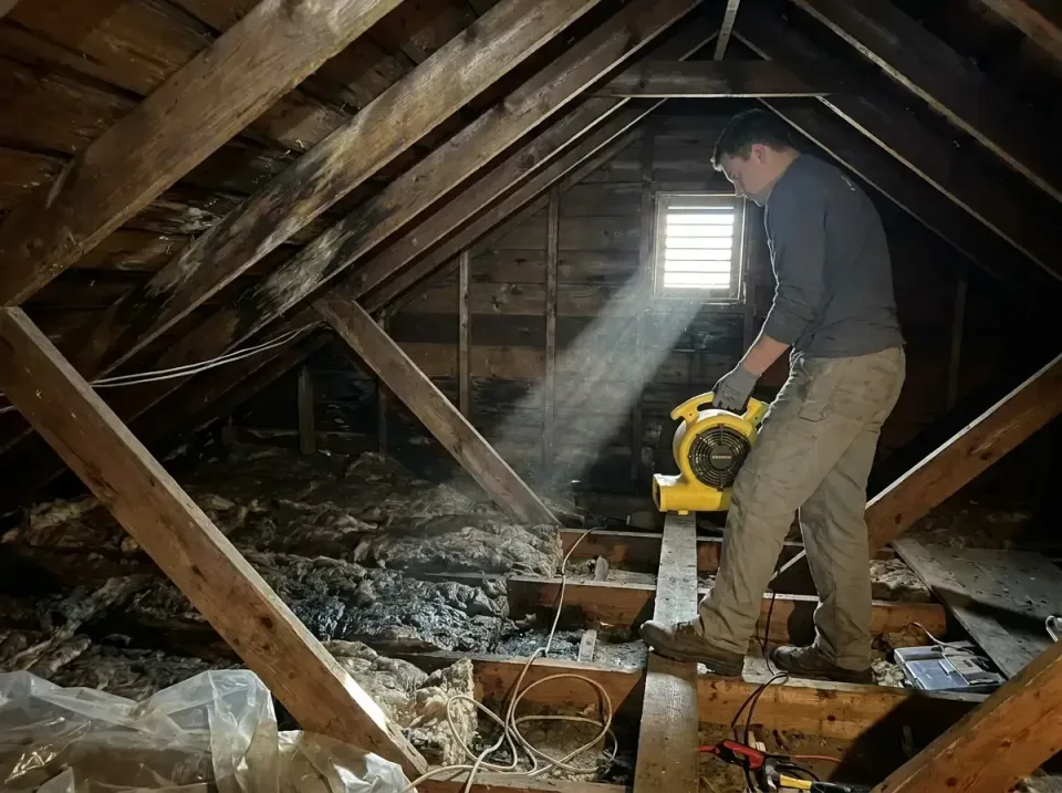 attic-water-damage-drying-proc-007 — frequently asked questions, Emergency Water Extraction & 24/7 Flood Response in Silvert…